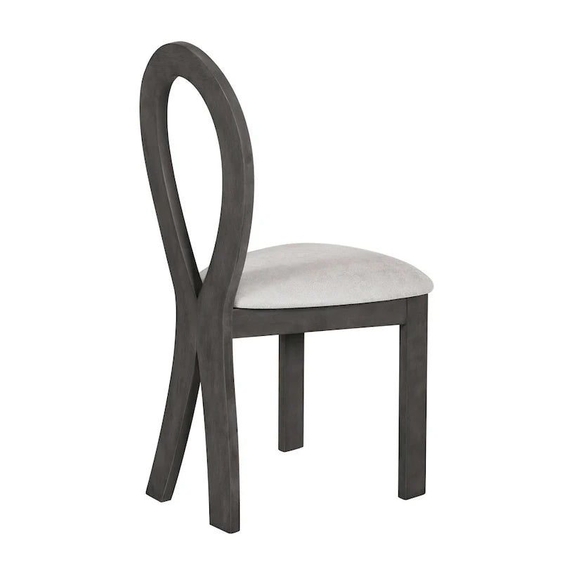 Ensemble de salle à manger 7 pièces pour 6 personnes, ensemble de table de cuisine polyvalent avec table à tréteaux et 6 chaises rembourrées