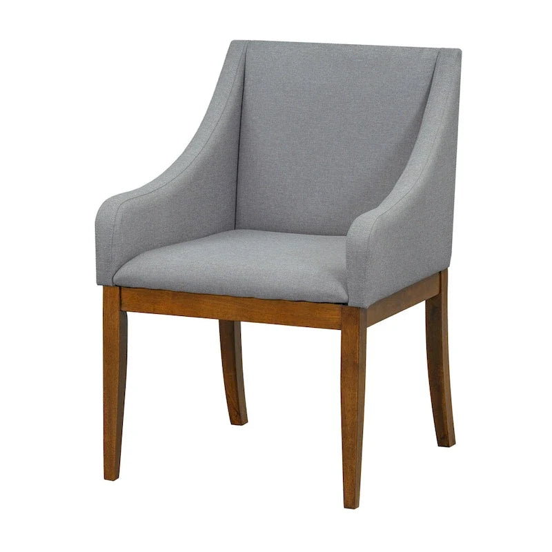 Ensemble de salle à manger rustique 7 pièces avec table extensible et 6 chaises