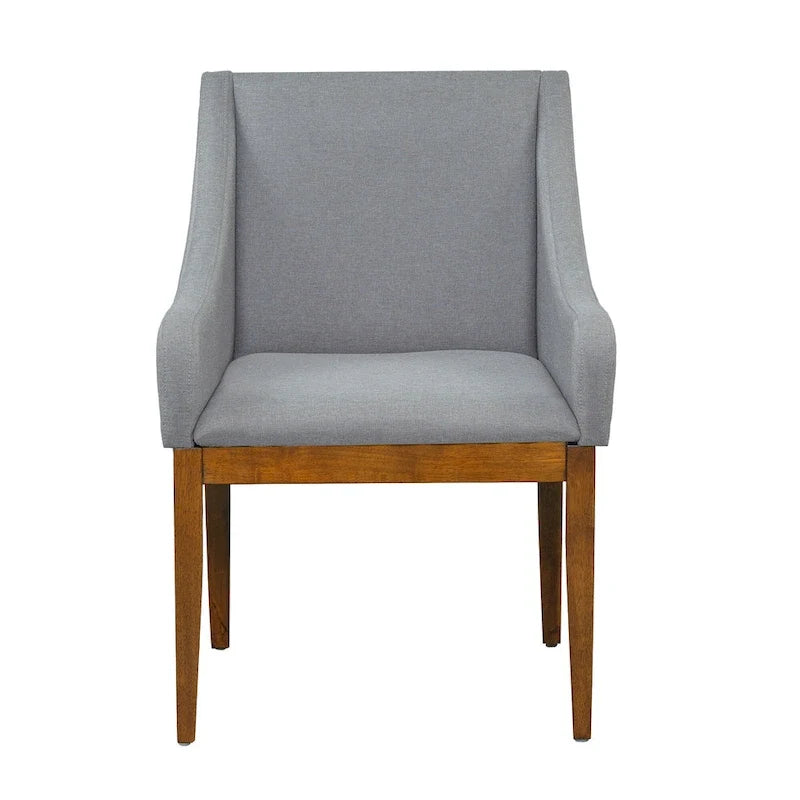 Ensemble de salle à manger rustique 7 pièces avec table extensible et 6 chaises