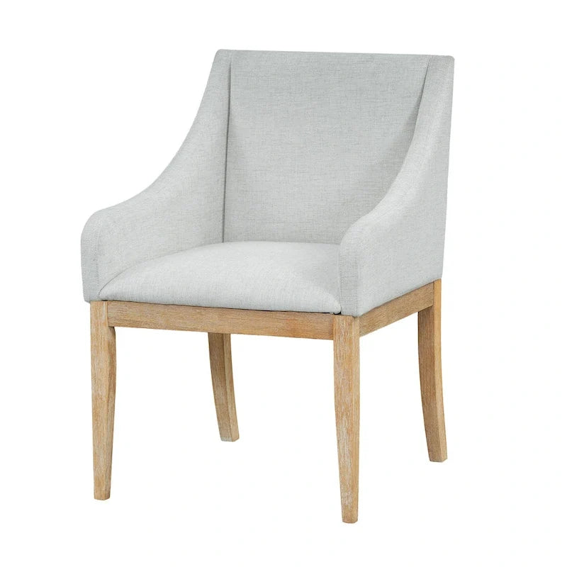 Ensemble de salle à manger rustique 7 pièces avec table extensible et 6 chaises
