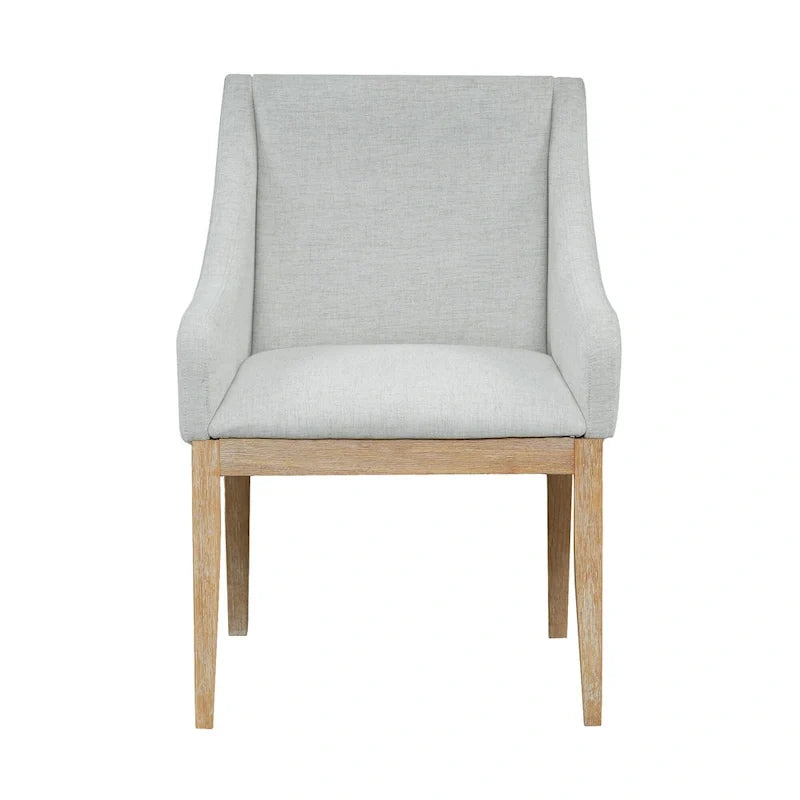 Ensemble de salle à manger rustique 7 pièces avec table extensible et 6 chaises