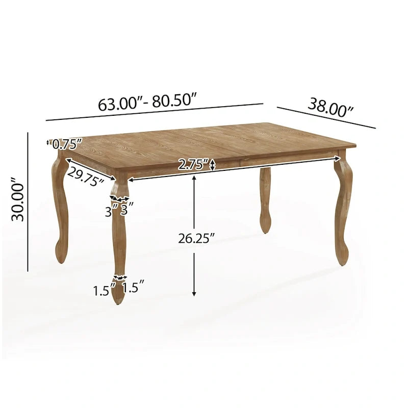 Table à manger extensible