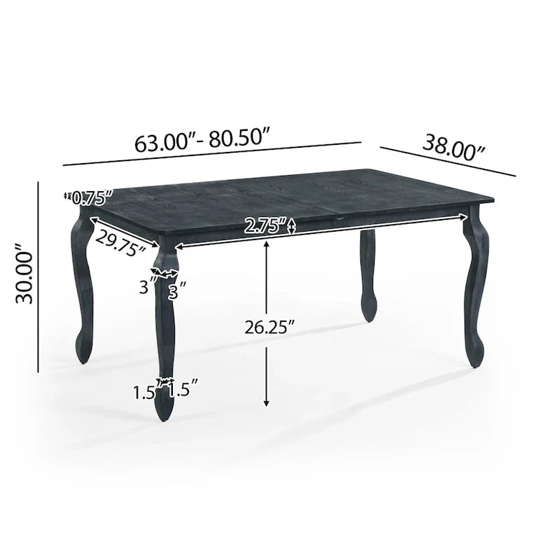 Table à manger extensible