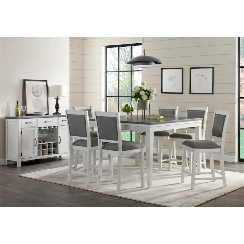 Table hauteur comptoir avec rallonge