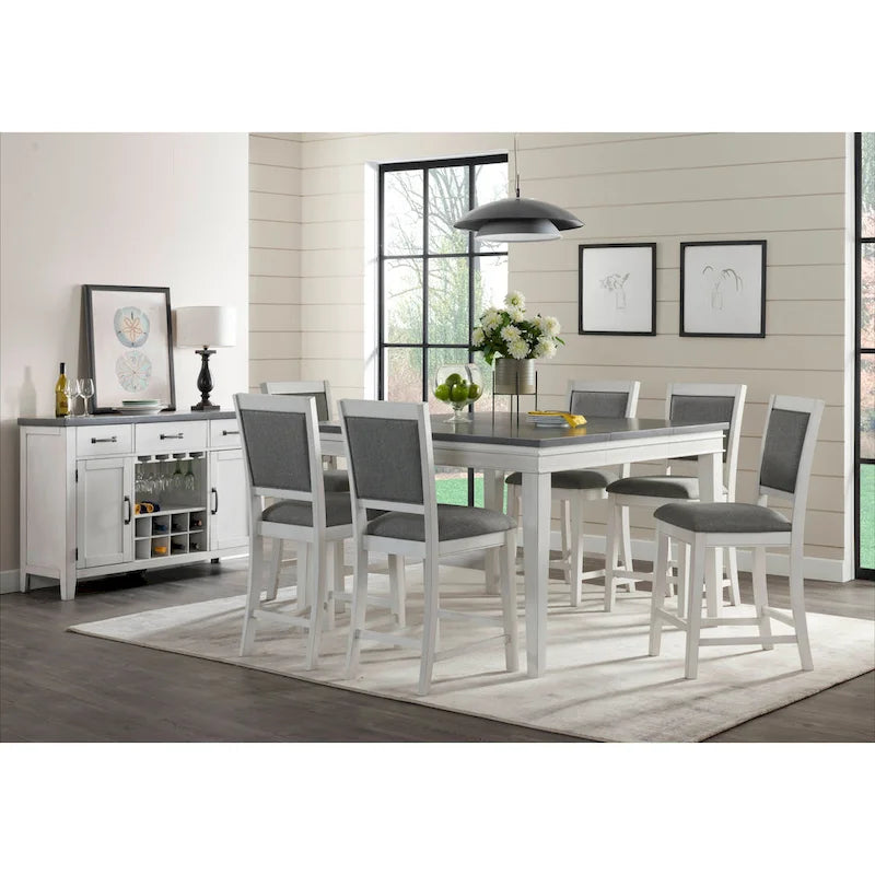 Table hauteur comptoir avec rallonge