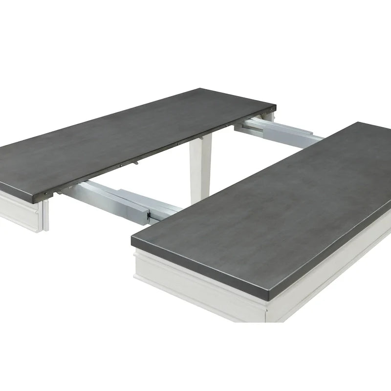 Table hauteur comptoir avec rallonge