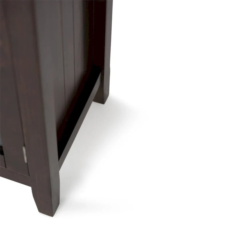 Bahut de rangement de style transitionnel en bois massif, 157,5 cm de large - 157,5 x 45,7 x 86,4 cm