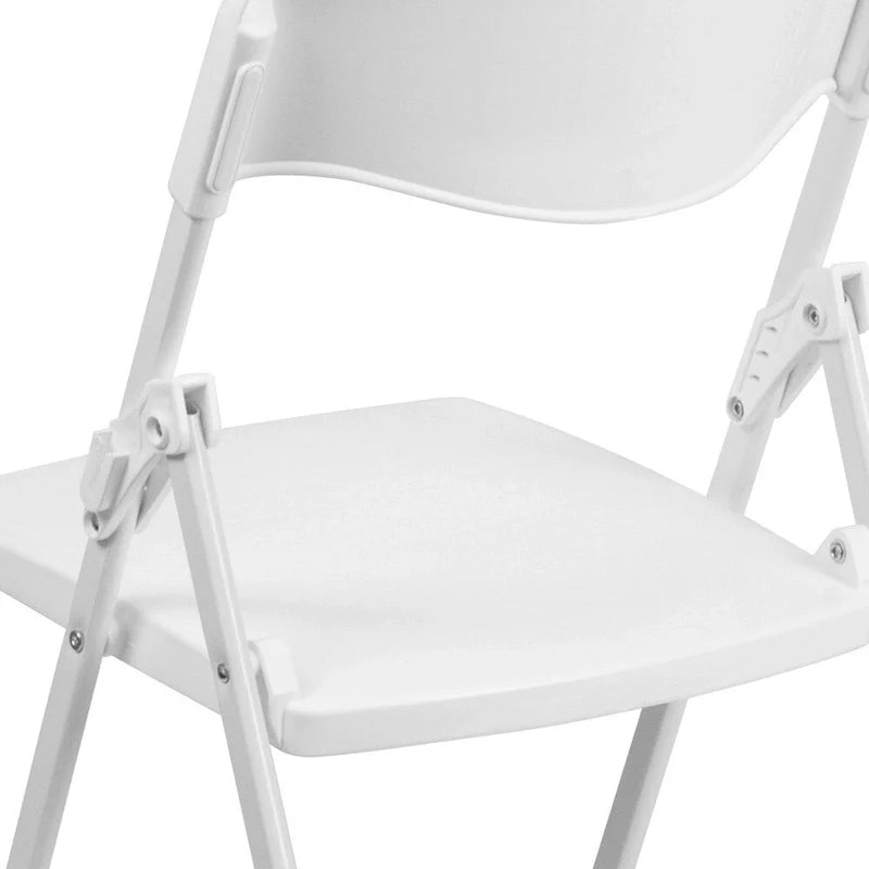 Lot de 2 chaises pliantes en plastique ultra-résistant de 227 kg