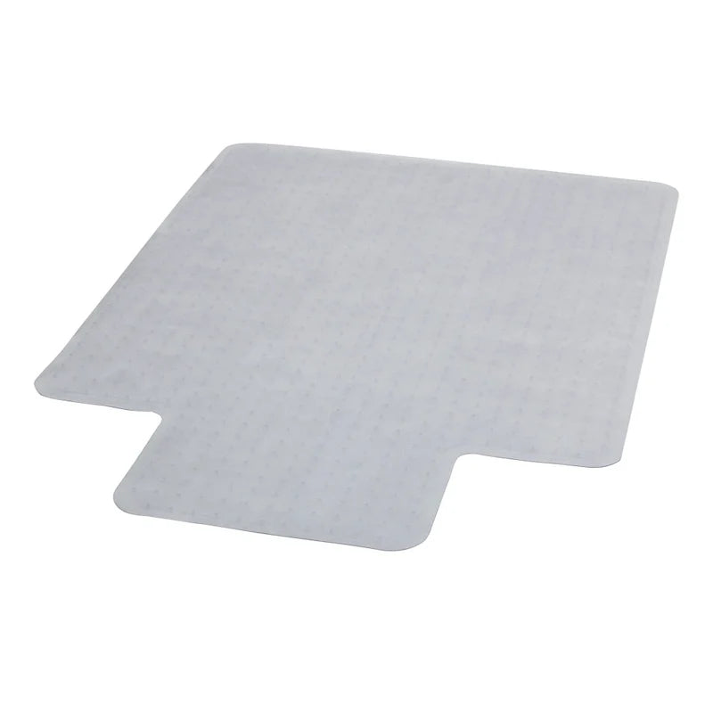 Tapis de protection de sol pour chaise 45 x 53 avec lèvre et surface texturée antidérapante et résistante aux marques