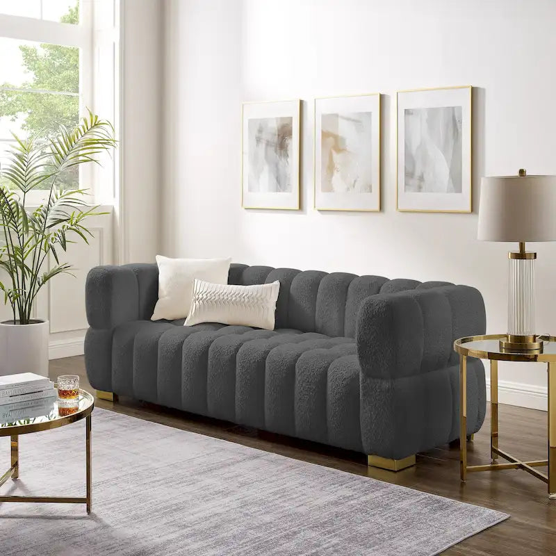 Canapé Moderne de 85 Pouces, Canapé Confortable pour les Loisirs - 85 x 33.86
