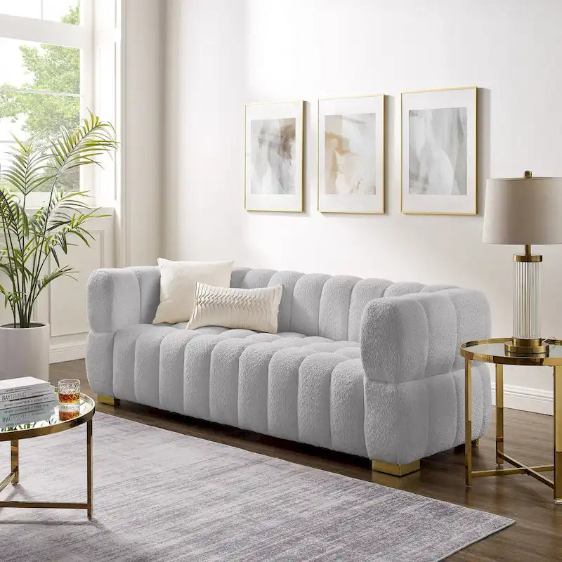 Canapé Moderne de 85 Pouces, Canapé Confortable pour les Loisirs - 85 x 33.86