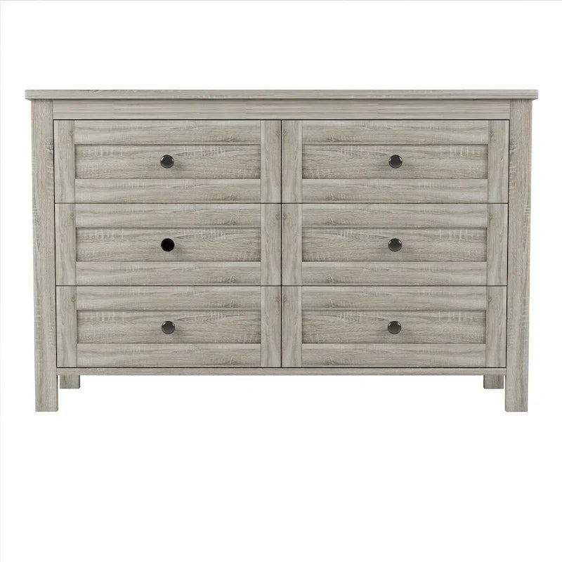 Ensembles de chambre à coucher 3 pièces Lit plateforme de ferme avec table de chevet et commode