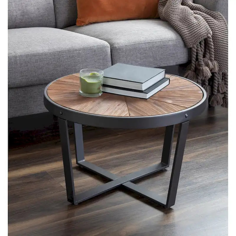 Kate and Laurel Gerhardt Round Coffee Table - 24x24x15.5