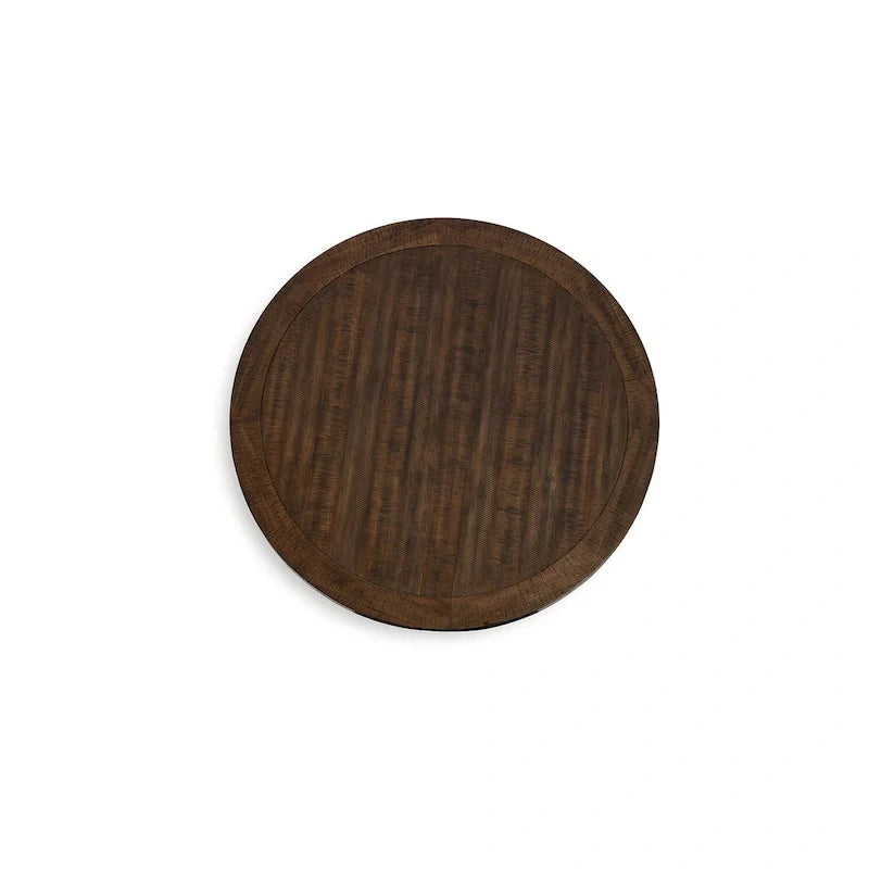 Table à manger hauteur comptoir noire/marron foncé - 48 L x 48 P x 36 H