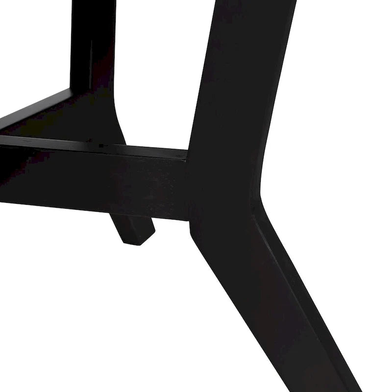 Table basse circulaire en bois de style Mid-Century pour salon de ferme